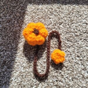 Crocheted Pumpkin Charm